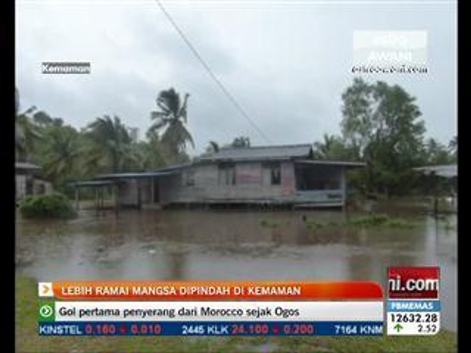 Lebih ramai mangsa dipindah di Kemaman