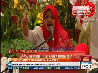 Iktiraf Wanita sebagai tulang belakang parti