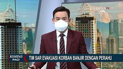 Tim SAR Evakuasi Bayi Berusia 4 Bulan dan Warga Lansia yang Terjebak Banjir di Sulsel