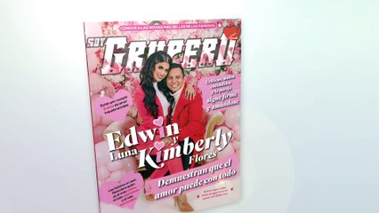 Edwin Luna y Kimberly Flores en portada