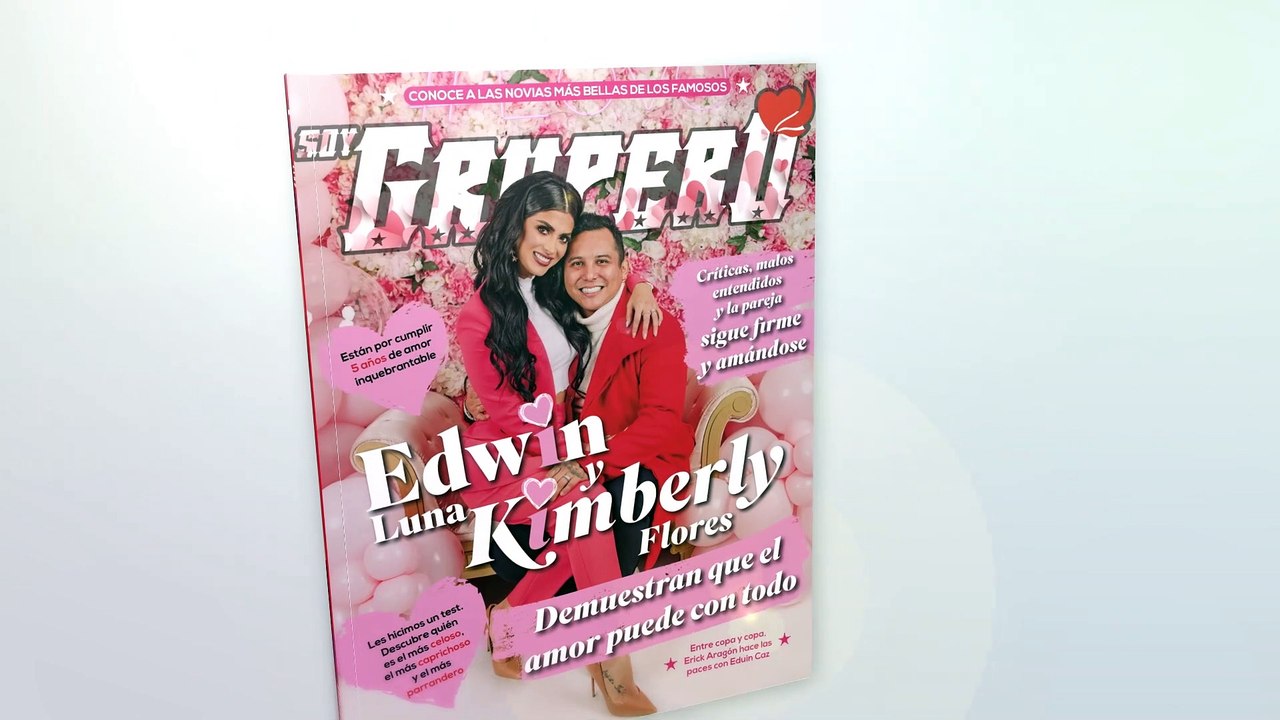 Edwin Luna y Kimberly Flores en portada