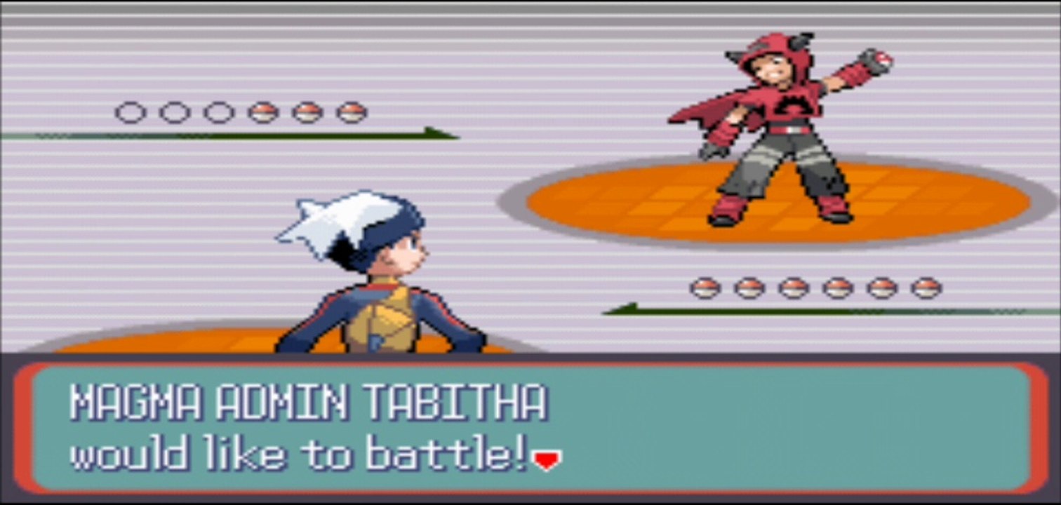 Pokemon Ruby - Team Magma Admin 3rd Battle: Tabitha