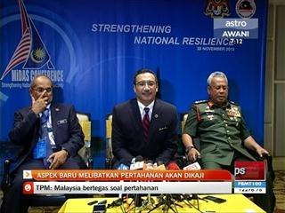 Aspek baru melibatkan pertahanan akan dikaji