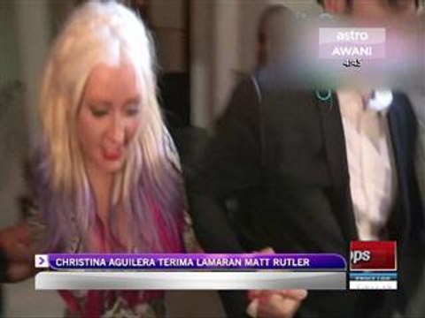 Christina Aguilera, terima lamaran Matt Rutler