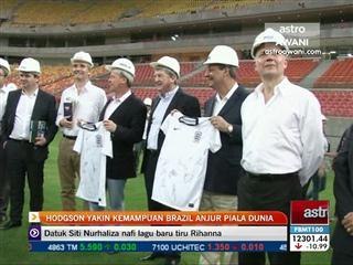 Hodgson yakin kemampuan Brazil anjur Piala Dunia