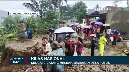 Jembatan dan Ruang Kelas Ambruk, Banjir di Palopo Hingga Evakuasi 6 Korban Kebakaran Kapal!