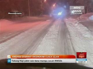 Amerika Syarikat dicengkam cuaca sejuk