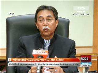 Rundingan damai Selatan Thailand buntu