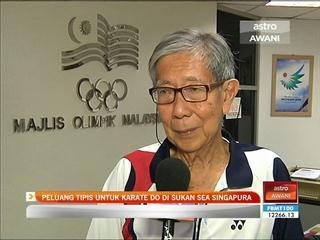 Peluang tipis untuk karate-do di Sukan SEA Singapura