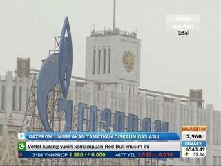 Gazpron umum akan tamatkan diskaun gas asli