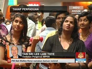 Tahap perpaduan: Ulasan Tan Sri Lee Lam Thye