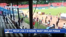Pertandingan Persedikab Kediri Vs Maluku FC Berakhir Ricuh, Wasit Dikejar Pemain