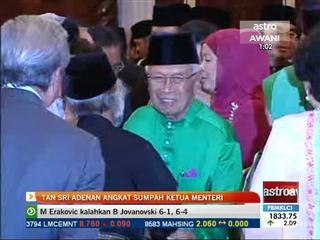 Tan Sri Adenan angkat sumpah Ketua Menteri