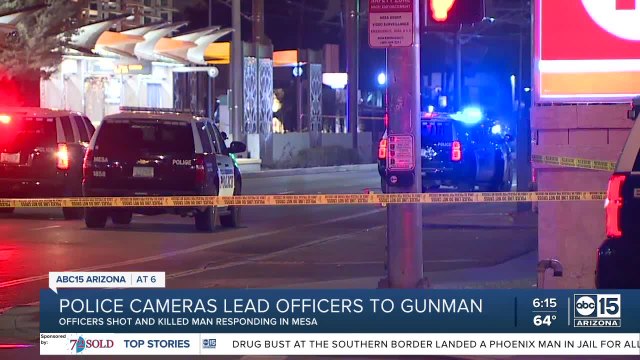 Mesa officers involved in deadly shooting near Alma School Road and Main Street
