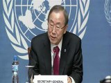 UN chief urges Russia not to escalate Ukraine crisis