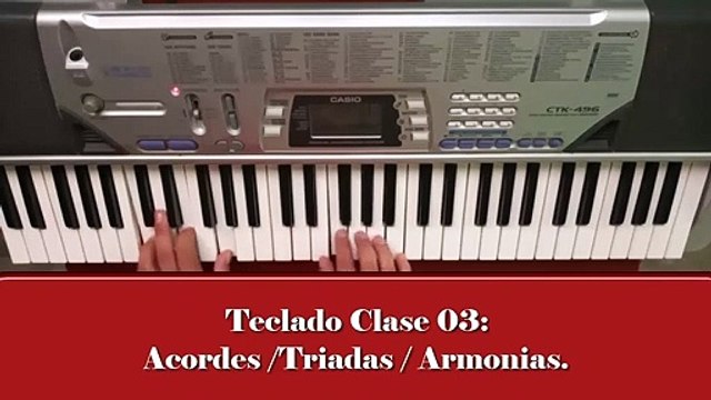 Piano Fácil | Clase 03 | Acordes de la escala mayor.