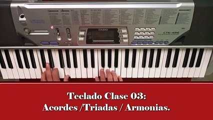Piano Fácil |  Clase 03 | Acordes de la escala mayor.