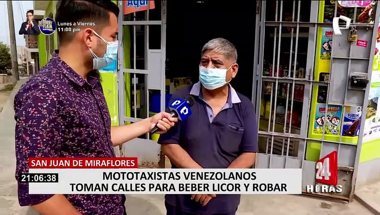 SJM: denuncian que extranjeros beben licor en la vía pública hasta altas horas de la madrugada