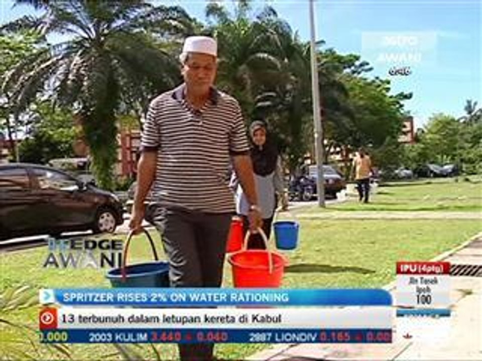 Spritzer rises 2% on water rationing