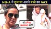 Neha Dhupia Covers Her Son's Face From Media, Pays Tribute To Bappi Lahiri|Spotted Outside Gurudwara