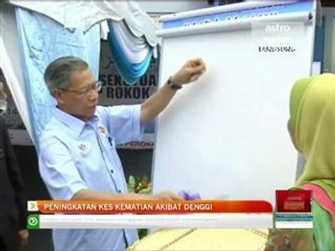 Peningkatan kes kematian akibat denggi