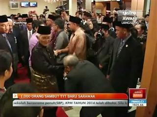1,000 orang sambut TYT baru Sarawak