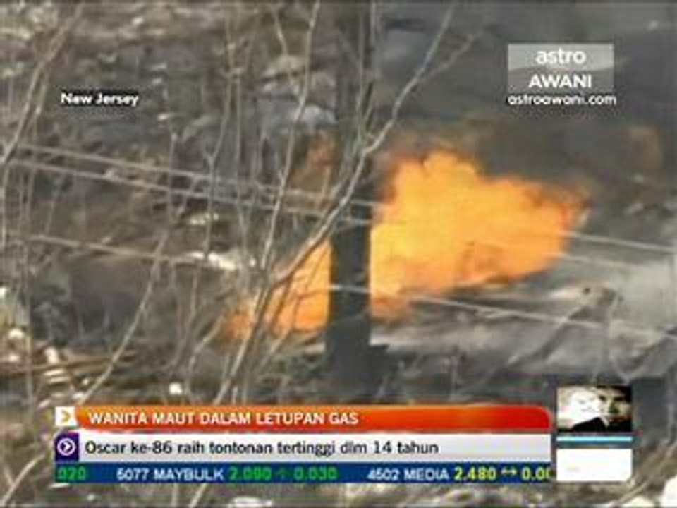 Wanita maut dalam letupan gas