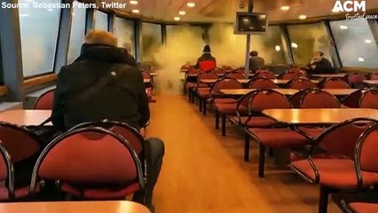 Huge storm wave smashes through ferry windows onto passengers | February 18, 2022 | ACM