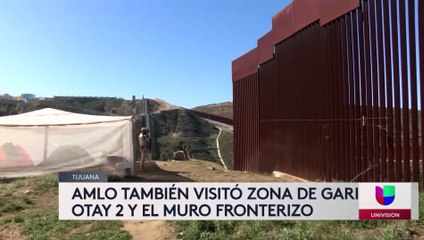 El presidente de México fue cuestionado sobre la presencia de la Guardia Nacional en la franja fronteriza.