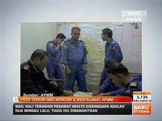 Foto terkini misi Mencari & Menyelamat APMM