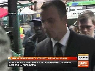Bekas teman wanita mengaku Pistorius baran