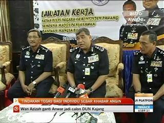 Tindakan tegas bagi individu sebar khabar angin