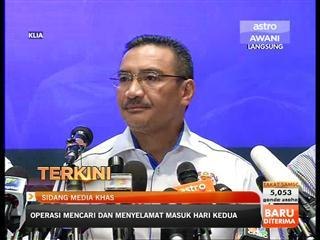 Sidang media Pemangku Menteri Pengangkutan (11:25pagi, 9/3/2014)