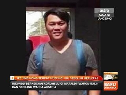 Jee Jin Hong sempat hubungi ibu sebelum berlepas