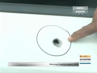 4 sekeluarga nyaris maut terkena peluru sesat