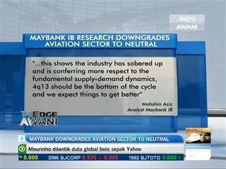 Maybank downgrades aviation sector to neutral