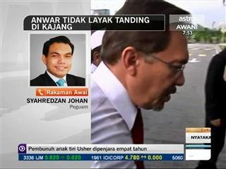 Anwar tidak layak tanding di Kajang