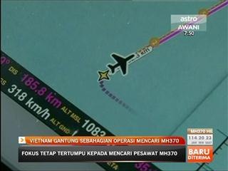 Vietnam gantung sebahagian operasi mencari MH370