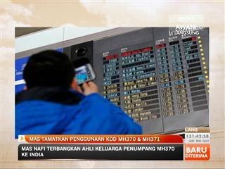 MAS tamatkan penggunaan kod MH370 & MH371