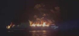 Son dakika! Yunanistan'ı sarsan gemi yangını! Kaptandan yolcularına 