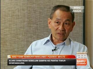 MAS tidak sembunyikan maklumat pesawat MH370