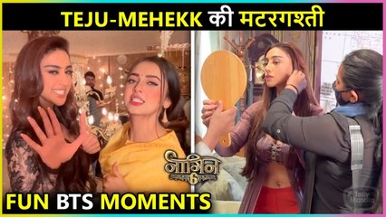 Teju & Mahekk's Cute Bond On The Sets Of Naagin 6 | Funny BTS Moments