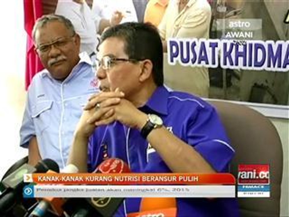 Kanak-kanak kurang nutrisi beransur pulih