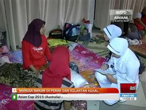 Mangsa banjir di Perak dan Kelantan kekal