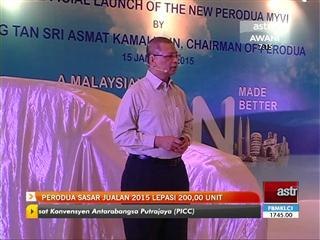 Perodua sasar jualan 2015 lepasi 200,000 unit