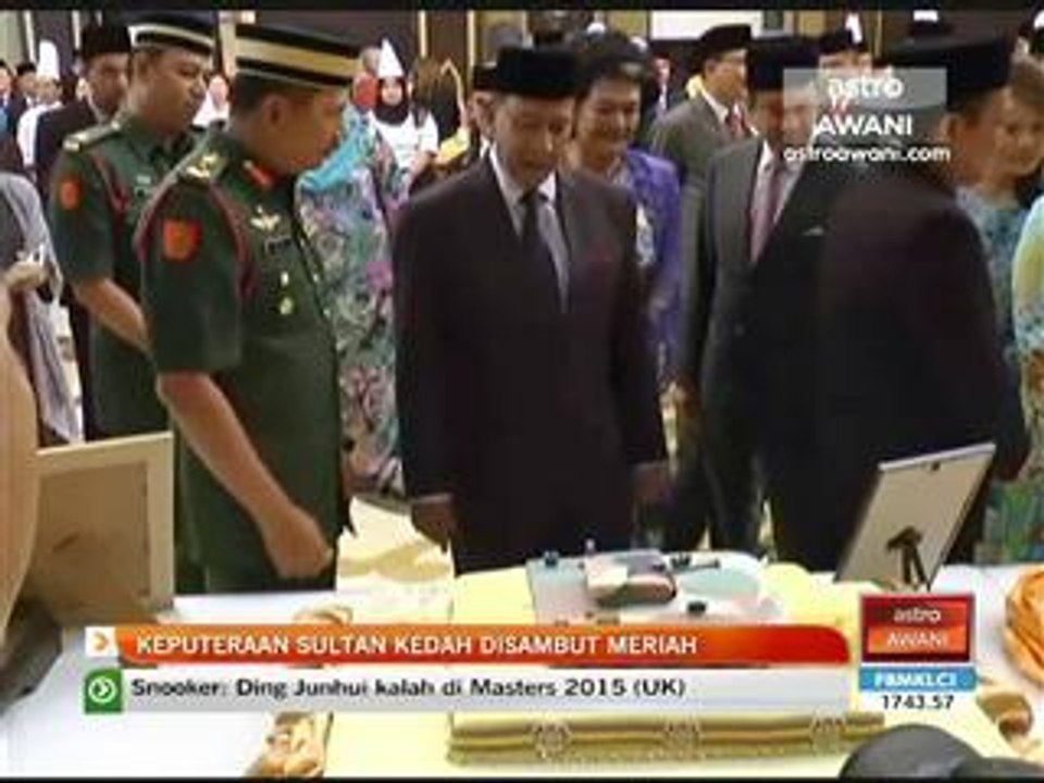 Keputeraan Sultan Kedah disambut meriah