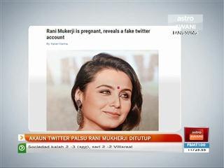 Akaun Twitter palsu Rani Mukerji ditutup