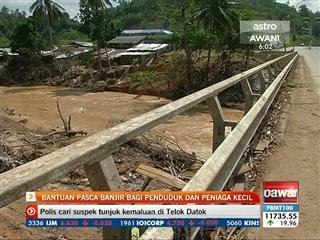 Bantuan pasca banjir bagi penduduk dan peniaga kecil