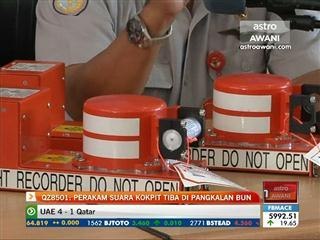 QZ8501: Perakam suara kokpit tiba di Pengkalan Bun