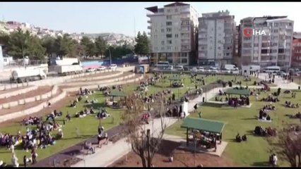 Siirt'te Millet Bahçesi'ne vatandaşlardan yoğun ilgi
